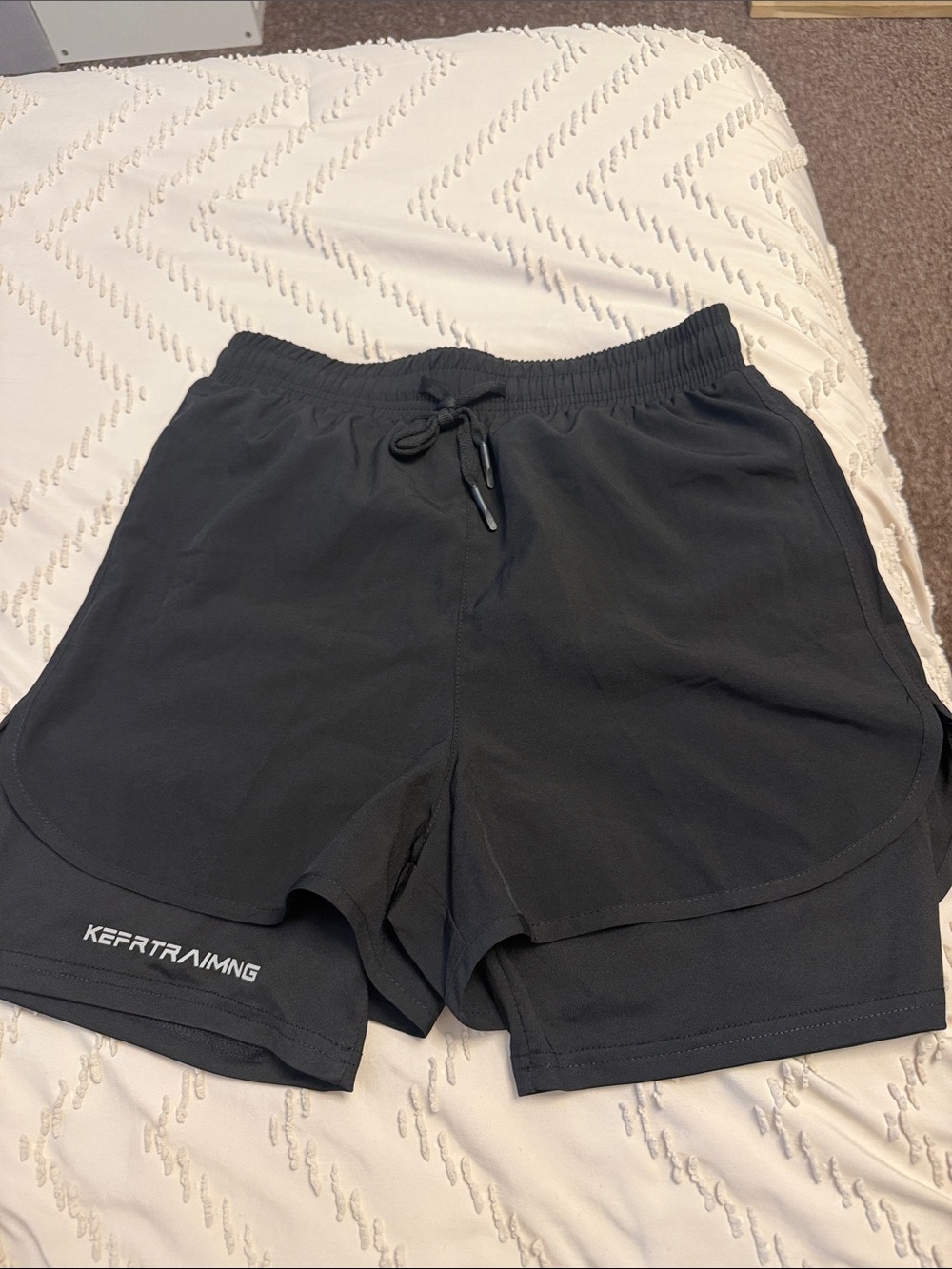 Black Men's Athletic Training Shorts